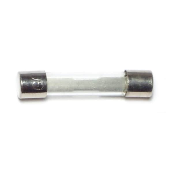 Midwest Fastener Glass Fuse, Fast-Acting, 30, 10 PK - 63215