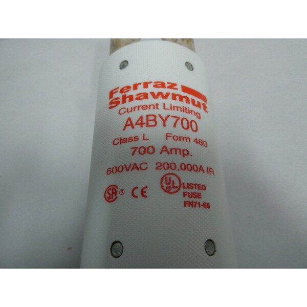 Ferraz Shawmut AMP-TRAP L 700A AMP 600V-AC BLADE FUSE - A4BY700