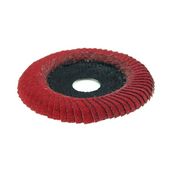 Weiler 4-1/2 Tiger Angled (Radial) Disco de Aletas Cerámico 60C con Orificio de 7/8 Arbor Hole - 51313