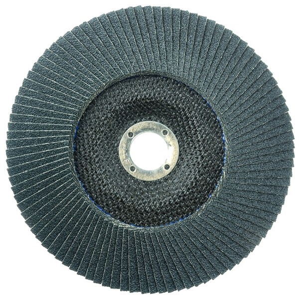 Weiler 7" Disco de láminas abrasivas Tiger Paw, Plano (TY27), 40Z, 7/8" - 51137