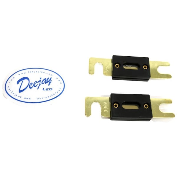 Deejay Led Two 300-Amp ANL style heavy duty fuses - TBHANLFUSES