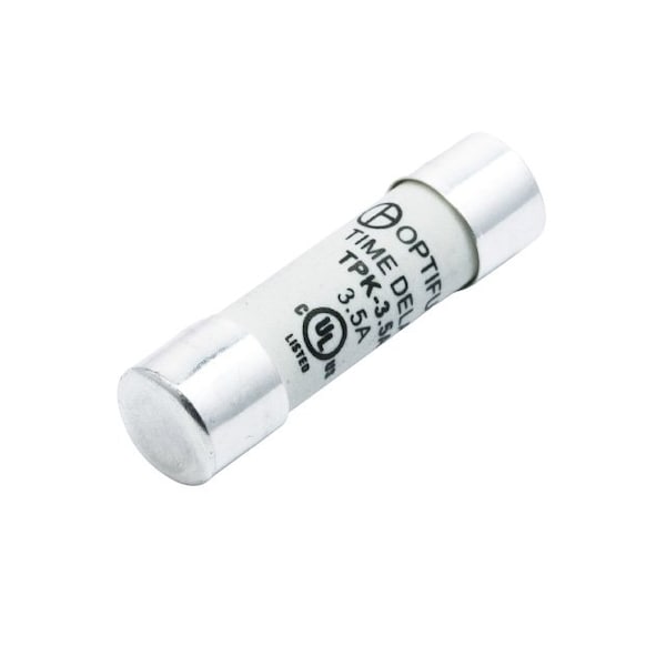 Optifuse Midget Fuse, Time-Delay, 500mA to 30A, 500V AC, 10kA at 250V AC - TPK-15A