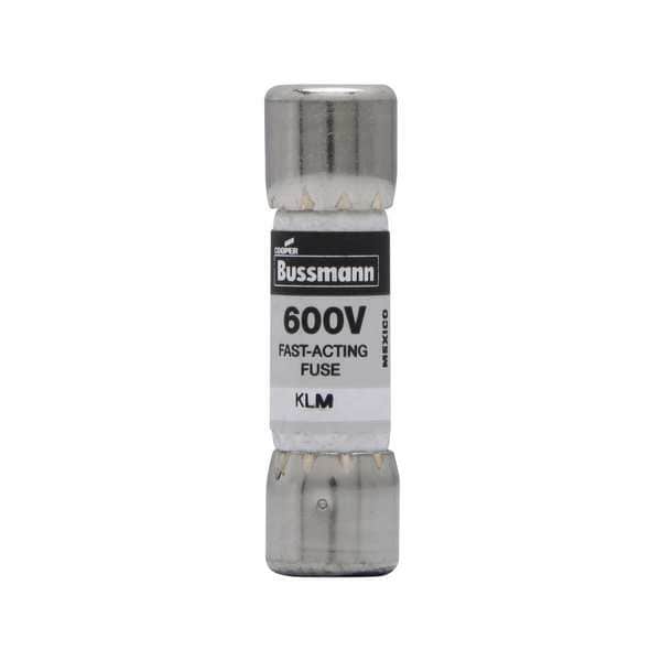 Eaton Bussmann Midget Fuse, KLM Series, Fast-Acting, 3A, 600V AC, Non-Indicating - KLM-3