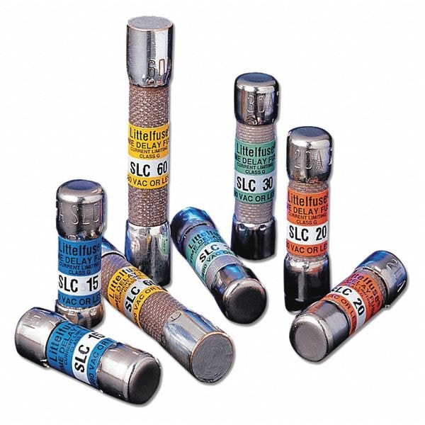 Littelfuse UL Class Fuse, G Class, SLC Series, Time-Delay, 20A, 600V AC, Non-Indicating - SLC020