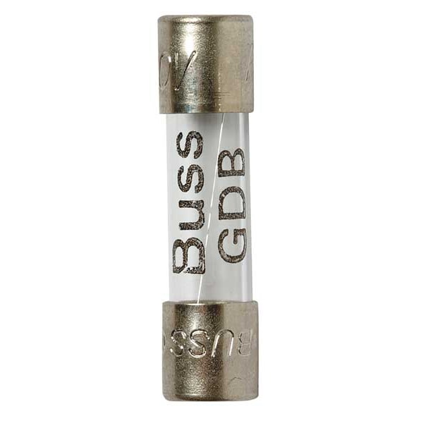 Eaton Bussmann Glass Fuse, Fast-Acting, 32mA, 250V AC, 35A at 250V AC, 5 PK - GDB-32MA