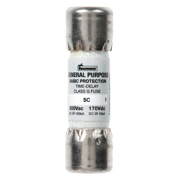 Eaton Bussmann UL Class Fuse, G Class, SC Series, Fast-Acting, 5A, 600V AC, Non-Indicating - SC-5