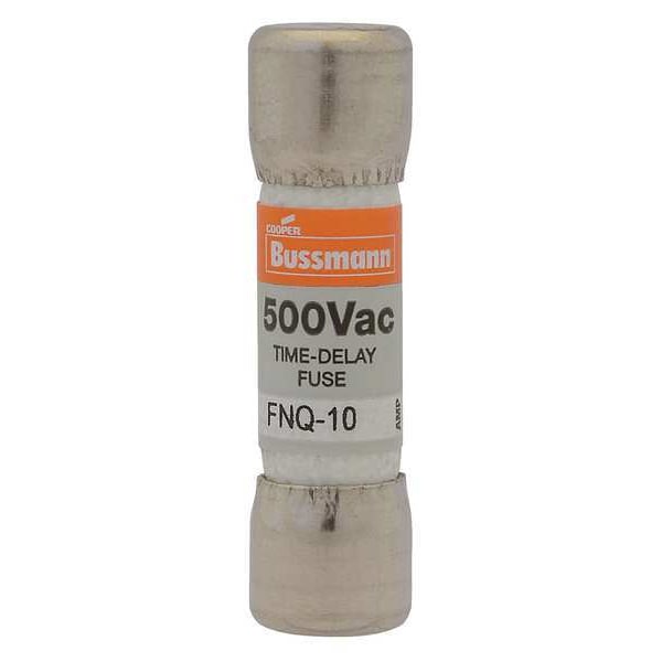 Eaton Bussmann Midget Fuse, FNQ Series, Time-Delay, 8A, 500V AC, Non-Indicating, 10kA at 500V AC - FNQ-8