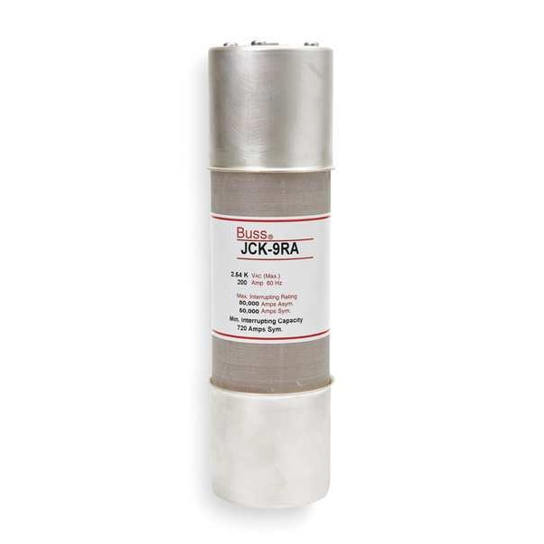 Eaton Bussmann Medium-Voltage Fuse, JCK Series, 200A, Time-Delay, 2540V AC, Cylindrical - JCK-9R