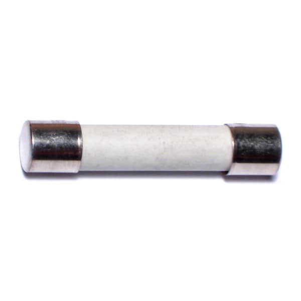 Midwest Fastener Ceramic Fuse, MDA Series, Time-Delay, 15A, 250V AC, 5 PK - 67248