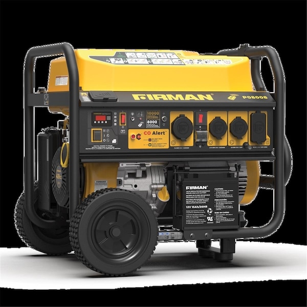 Whole-In-One 120-240V Gas Portable Generator 10000W Remote Start with Co Alert - WH3858864