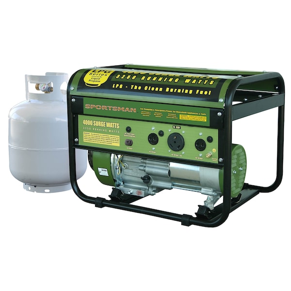Sportsmans Propane 4000 Watt Generator with Wheel Kit - 27077085082