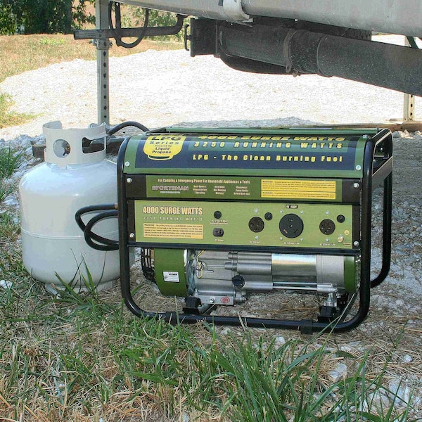 Sportsmans Propane 4000 Watt Generator with Wheel Kit - 27077085082