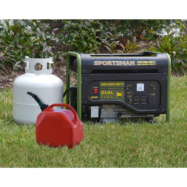 Sportsmans 4000 Surge Watts Portable Generator With Generator Cover - 27077084610