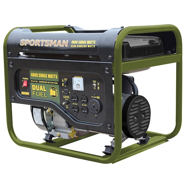 Sportsmans 4000 Surge Watts Portable Generator With Generator Cover - 27077084610
