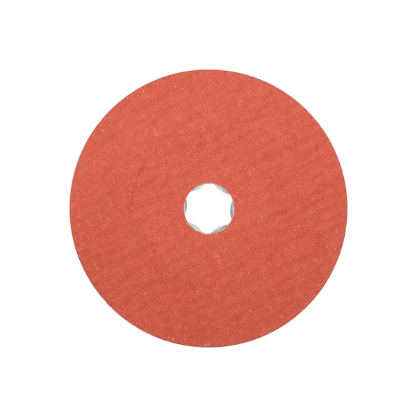 Disco de fibra COMBICLICK® Pferd, 5" Dia. - Óxido de aluminio A-COOL, grano 50 - 40310