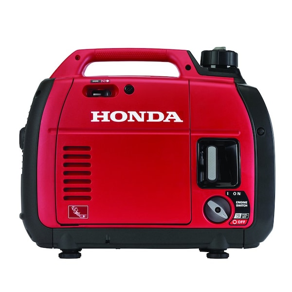 Honda Inverter Generator, Gasoline, 1800 W, 0.95 gal, Recoil Starter, 120V AC, 18.3/15 A, 57 dBA, 47 lbs - EU2200TAN4
