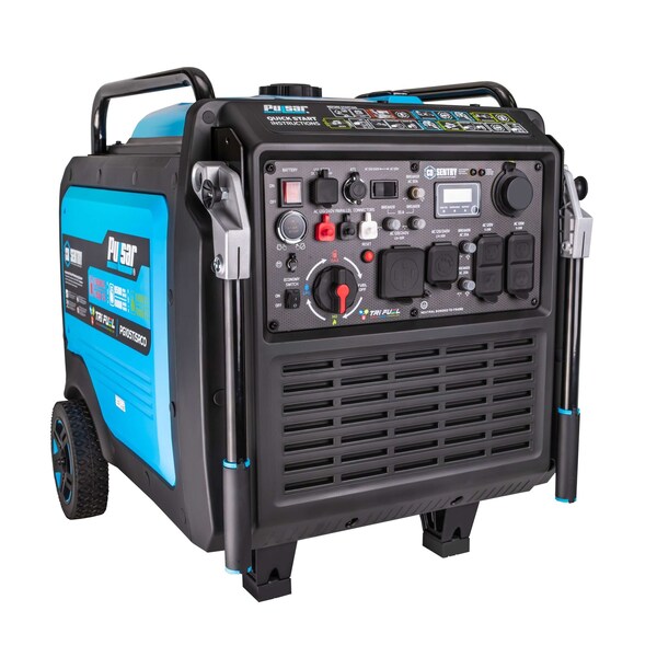 Pulsar Inverter Generator, Gasoline, Propane, Natural Gas, Recoil, Electric, Remote Start, 120V/240V - PG105TISRCO