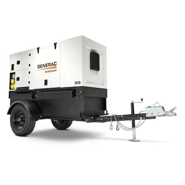 Generac Portable Generator, Diesel, 55 W Rated, 55 W Surge, Electric Start, 12V DC - MMG55DF4-STD