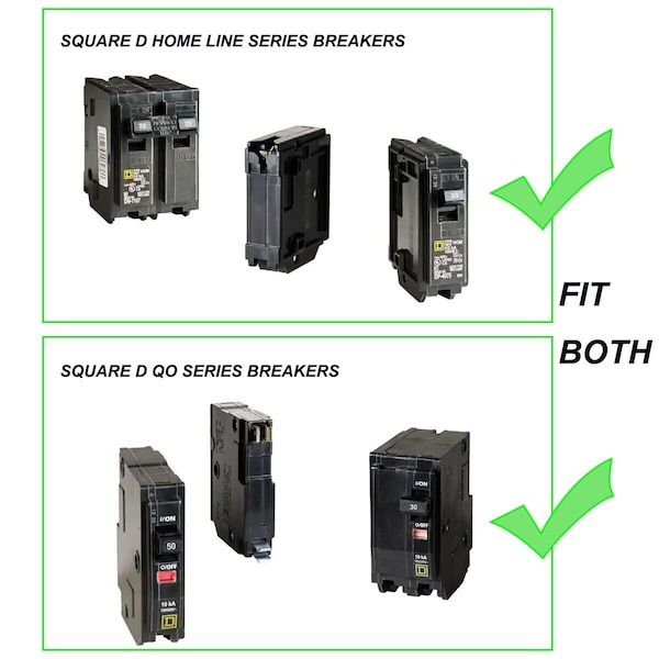 Liftcharger Generator interlock kit for Square D QO and Homeline 150 - 200 Amp Main Panel - HQL150225