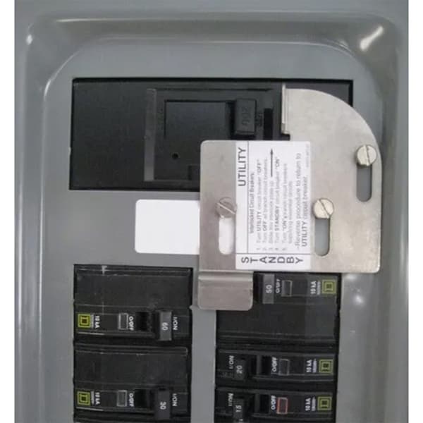 Liftcharger 8600-15000 Watt Generator Interlock Kit w/ Inlet Box and 50 Amp QO Breaker for Square D QO Panel - K50ASS-INL-QO250