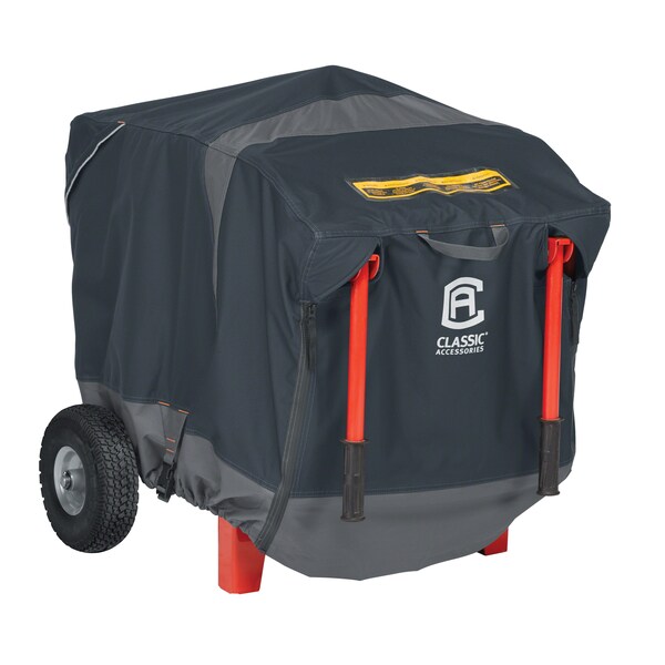 Classic Accessories StormPro RainProof Heavy-Duty Generator Cover, 29.25"L x 21"W x 19.25"H - 52-225-041001-EC