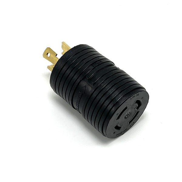 Liftcharger 3 Prong to 4 Prong 30 Amp Generator Adapter L5-30P to L14-30R Hots Bridged - GKL30L5L14