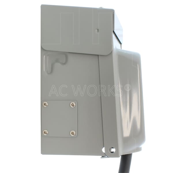 Ac Works Generator Emergency Power Kit with L14-30 Inlet Box and 25ft Cord - EPL1430KIT-025