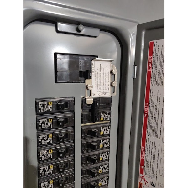 Liftcharger Generator interlock kit for Square D Homeline HOM 100A and 125 Amp Load Center - HL100125