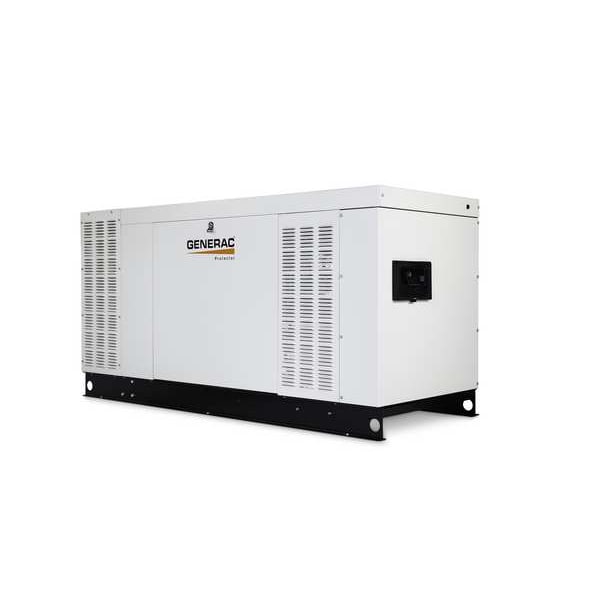 Generac Standby Generator, Natural Gas/Propane, Single Phase, 75kW LP/80kW NG, Liquid Cooled - RG08045ANAC