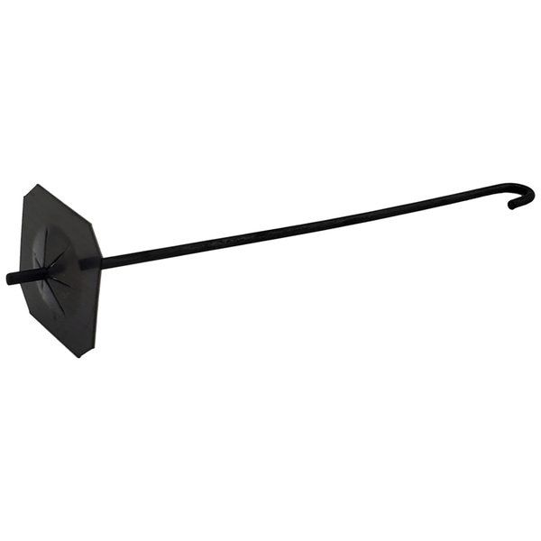 Heyco SunScreener Wire Mesh Clip Black, Stainless Steel, 100PK - S6438