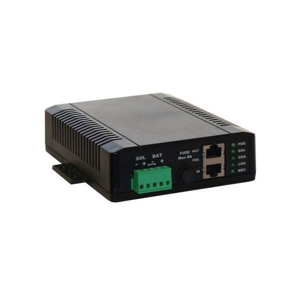 Tycon Systems PWM Solar Chrg, 12V 8A, 48V 30W Pasv PoE - TP-SCPOE-1248