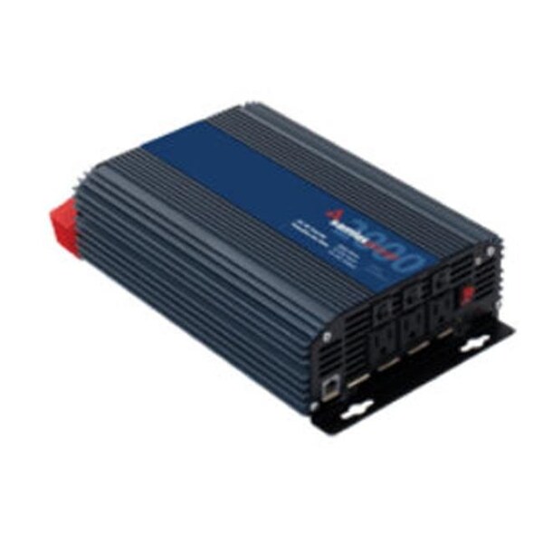 All Power Supply Power Inverter, Modified Sine Wave, 4,000 W Peak, 2,000 W Continuous, 3 Outlets - SAM-2000-12