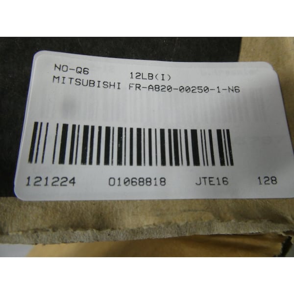 Mitsubishi INVERTER 200-240V-AC 0.2-590HZ 200-240V-AC AC VFD DRIVE - FR-A820-00250-1-N6