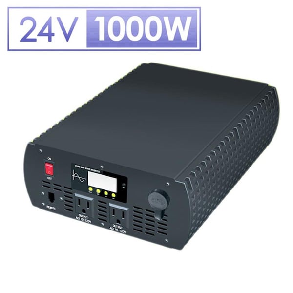 Automaxx 1000W 24V Pure Sine Wave Inverter with Bluetooth Remote Control - UP8K2LCB