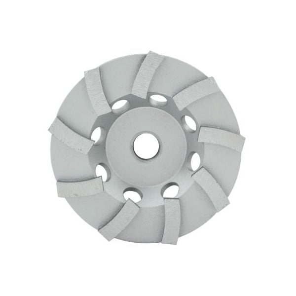 Lackmond Rueda de Copa, Segmentada Turbo Soldada de Alta Frecuencia, Serie PRM, Diámetro de la Rueda de 7", 78 a 5 - PRMSTC7S24