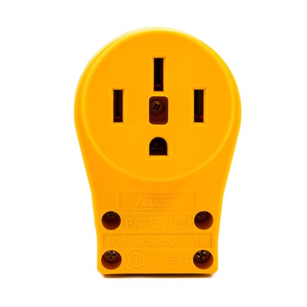 Camco 50AMP POWERGRIP REPL FEM CONNECTOR BODY 125/250V, CCSAUS - 55353