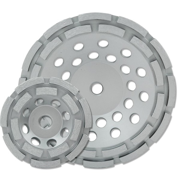 Rueda de taza Lackmond, Doble Fila de Soldadura de Alta Frecuencia, Serie PRM, Diámetro de la Rueda de 7 pulgadas, Material Aplicable - PRMGC7DN