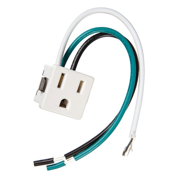 Jandorf Jandorf 15 amps 125 V White Outlet 1 pk - 61017