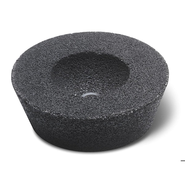 Cgw Abrasives Cup Wheel, 4 x 3 pulgadas de diámetro x 2 pulgadas de espesor, 16 Grit, Abrasivo de óxido de aluminio/carburo de silicio - 49003