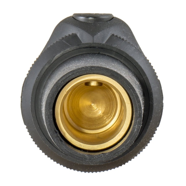 Hubbell Wiring Device-Kellems Connector, Double Set, Blk, 300AC/DC, Female - HBL300FBK