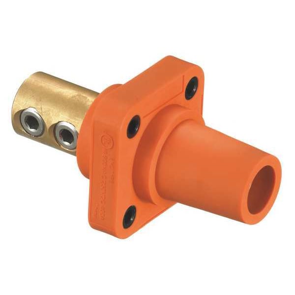 Hubbell Wiring Device-Kellems Receptacle, Orng, Female, 4-4/0, Taper Nose - HBLFRO