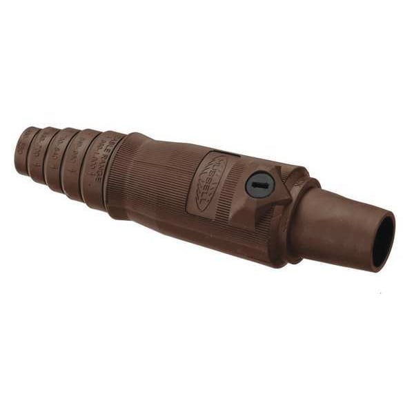 Hubbell Wiring Device-Kellems Connector, 3R, 4X, 12, Female, Brown, 2/0 to 4/0 - HBL400FBN
