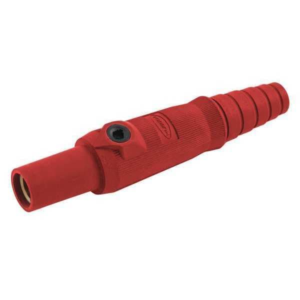 Hubbell Wiring Device-Kellems Connector, 3R, 4X, 12, Female, Red, 8-2 - HBL15FR