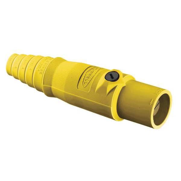 Hubbell Wiring Device-Kellems Connector, 3R, 4X, 12, Male, Yllow, 6 to 2/0 - HBL300MY