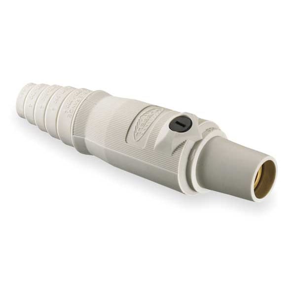 Hubbell Wiring Device-Kellems Connector, Double Set, Wht, Female, Taper - HBL300FW