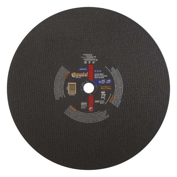 Rueda de corte de abrasivos Norton, Gemini, 16"x5/32"x1", 3820rpm - 66253410183