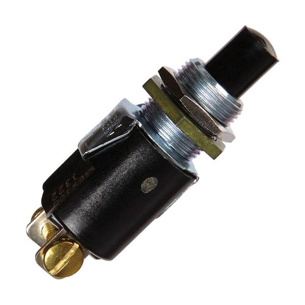 Jandorf Jandorf 0.25 amps Single Pole Momentary/Normally On Appliance Switch Black 1 pk - 61037
