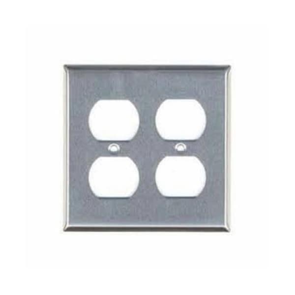 Mulberry Number of Gangs: 2 430 Stainless Steel, Satin Finish - 97102
