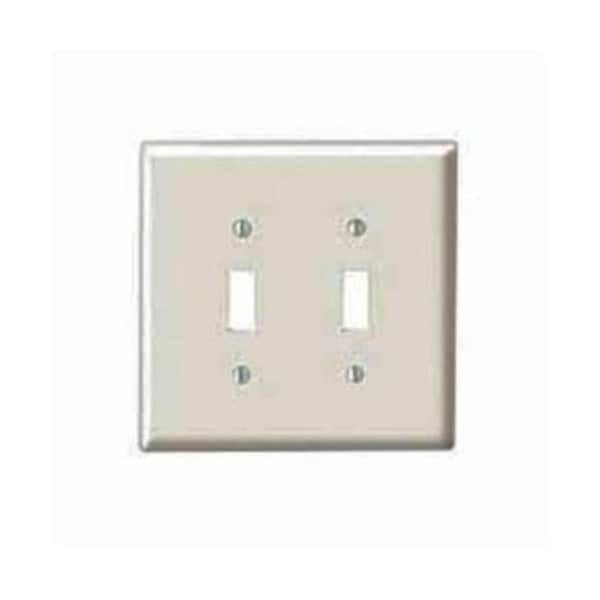 Mulberry Number of Gangs: 2 Steel, Semi-Gloss Finish, White - 86872