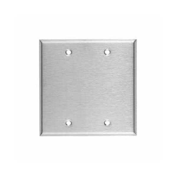 Mulberry Number of Gangs: 2 302 Stainless Steel, Satin Finish - 93152